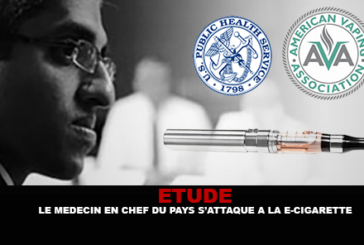 ETUDE : Le Médecin en chef des États-Unis s&rsquo;attaque à la e-cigarette