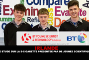 IRLANDE : Une étude sur la e-cigarette présentée par des jeunes scientifiques.