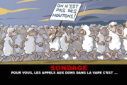 SONDAGE : Pour vous, les appels aux dons dans la vape c&rsquo;est…