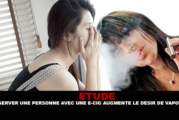ÉTUDE : Observer une personne avec une e-cigarette augmente le désir de vapoter.