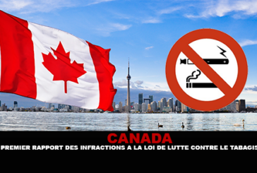 CANADA : Un premier rapport des infractions à la loi de luttre contre le tabagisme.