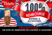 PROMOTION : Une offre 100% remboursée sur le matériel et accessoires chez Vapoter.fr