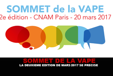 SOMMET DE LA VAPE : La deuxième édition de Mars 2017 se précise.