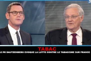 TABAC : Le Pr Dautzenberg évoque la lutte contre le tabagisme sur France 3