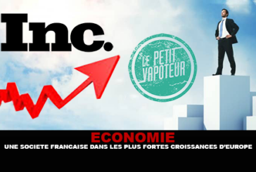 ÉCONOMIE : Une société française d&rsquo;e-cigarette dans les plus fortes croissances d&rsquo;Europe.