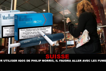 SUISSE : Pour utiliser L&rsquo;lQOS de Philip Morris, il faudra aller avec les fumeurs.