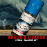 REVUE : STORM (GAMME E-MOTION) PAR FLAVOUR ART