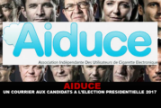 AIDUCE : Un courrier aux candidats à l&rsquo;élection présidentielle 2017