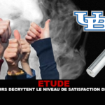ÉTUDE : Des chercheurs décryptent le niveau de satisfaction des utilisateurs de e-cigarette.