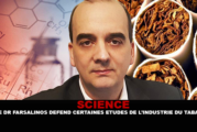 SCIENCE : Le Dr Farsalinos défend certaines études financées par l&rsquo;industrie du tabac sur la e-cigarette.