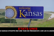 ÉTATS-UNIS : Le Kansas étouffé par une taxe sur les e-liquides de presque 50%.