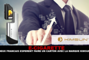 E-CIGARETTE : Deux français espèrent faire un carton avec la marque Kimsun.