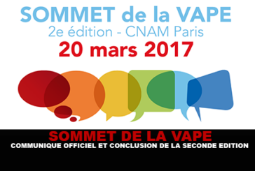 SOMMET DE LA VAPE : Communiqué officiel et conclusion de la seconde édition.