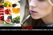ÉTUDE : Les arômes des e-cigarettes favorisent la consommation chez les jeunes.