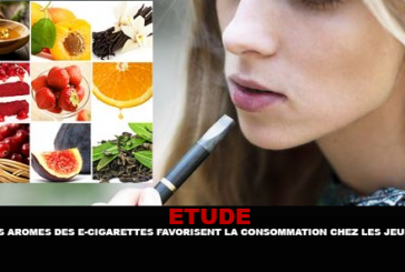 ÉTUDE : Les arômes des e-cigarettes favorisent la consommation chez les jeunes.