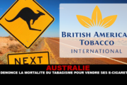 AUSTRALIE : Big Tobacco dénonce la mortalité du tabagisme pour vendre ses e-cigarettes.