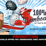 PROMOTION : Une nouvelle offre 100% remboursée pour Pâques chez Vapoter.fr