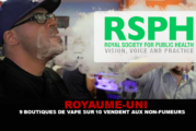 ROYAUME-UNI : 9 boutiques de vape sur 10 vendent aux non-fumeurs.