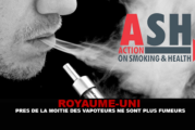 ROYAUME-UNI : Prés de la moitié des vapoteurs ne sont plus fumeurs.