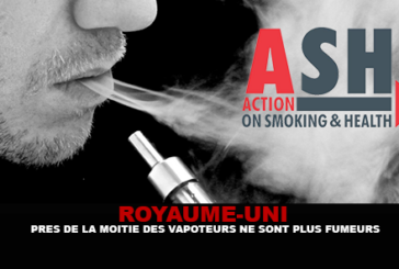 ROYAUME-UNI : Prés de la moitié des vapoteurs ne sont plus fumeurs.