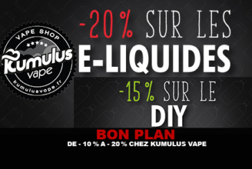 BON PLAN : De -10% à -20% chez Kumulus Vape.