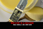 REVUE : REAL VANILLA PAR MR & MRS VAPE
