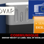 COMMUNIQUE : Enovap reçoit le label « Seal of Excellence » de la commission Européenne !
