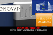 COMMUNIQUE : Enovap reçoit le label « Seal of Excellence » de la commission Européenne !