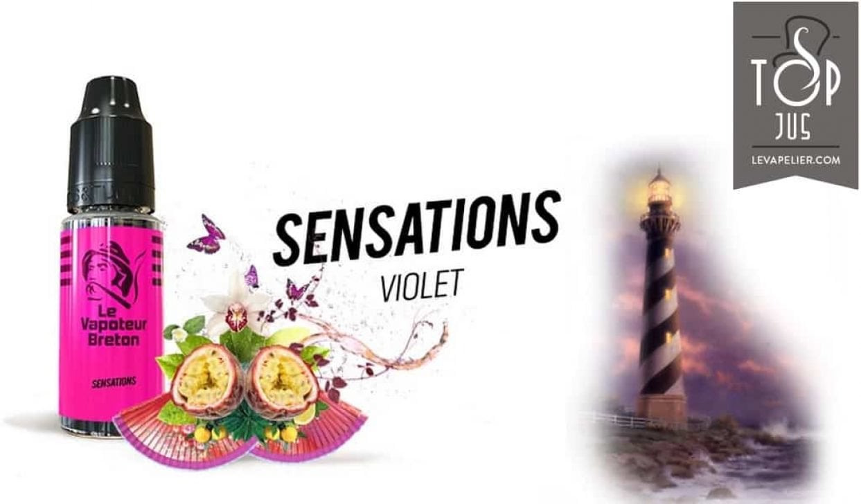REVUE : VIOLET (GAMME SENSATIONS) PAR LE VAPOTEUR BRETON