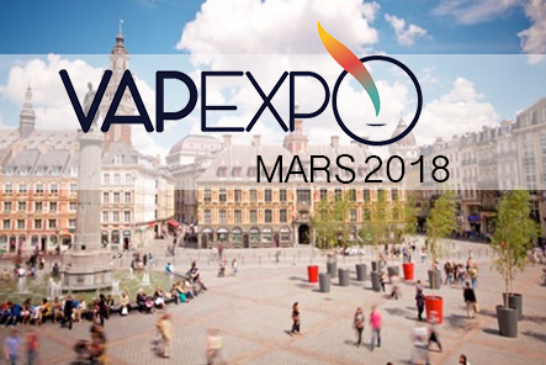 VAPEXPO : L&rsquo;édition de Mars 2018 devrait avoir lieu à….