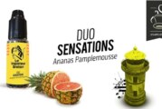 REVUE : ANANAS PAMPLEMOUSSE ( GAMME DUO SENSATIONS ) PAR LE VAPOTEUR BRETON
