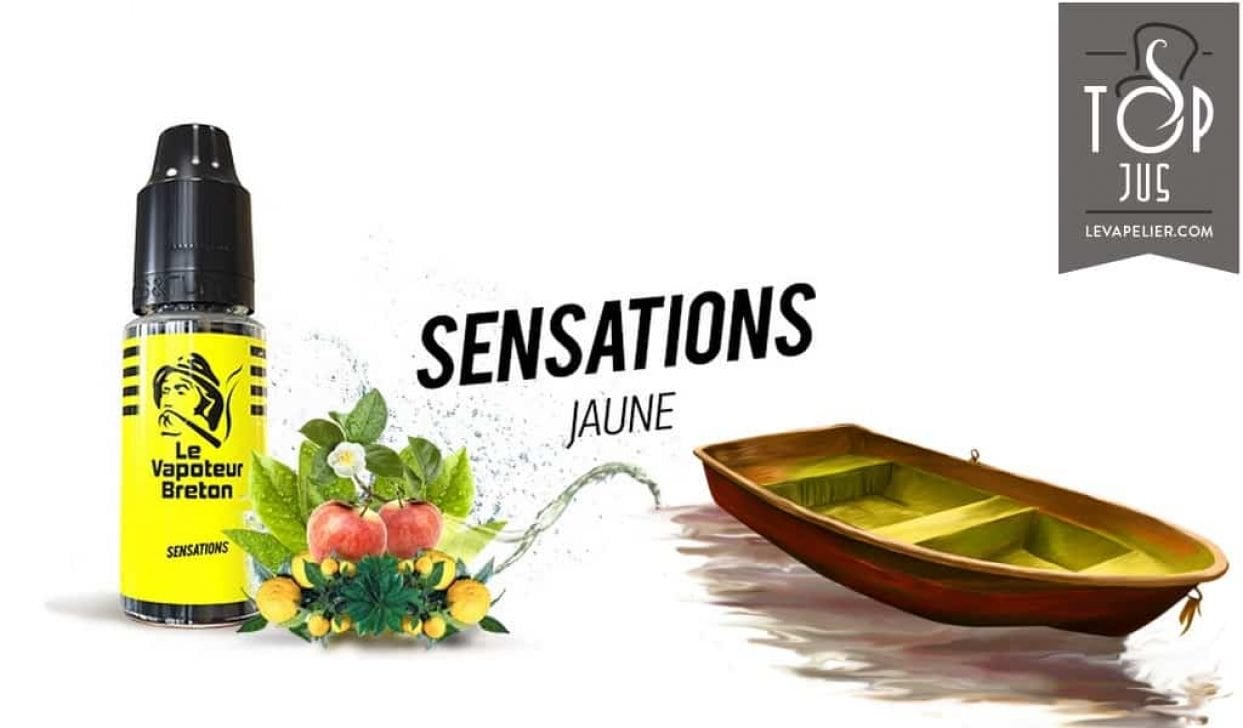 REVUE : JAUNE ( GAMME SENSATIONS ) PAR LE VAPOTEUR BRETON