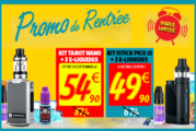 BON PLAN : Pour la rentrée, deux kits e-cigarette à un tarif imbattable !