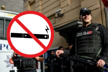TURQUIE : Intervention de la police à un événement e-cigarette interdit.