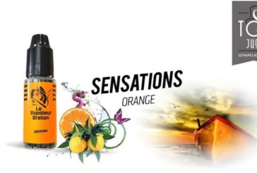 REVUE : ORANGE ( GAMME SENSATIONS ) PAR LE VAPOTEUR BRETON