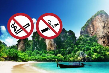 THAILANDE : Interdiction de fumer et vapoter sur les plages !