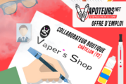 OFFRE D&rsquo;EMPLOI : Collaborateur boutique – Vaper&rsquo;s Shop – Châtillon (92)