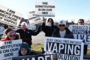 CANADA : Une manifestation contre la nouvelle législation sur l&rsquo;e-cigarette.