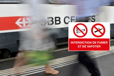 SUISSE : Le tabac et l&rsquo;e-cigarette bientôt interdit dans les gares CFF.