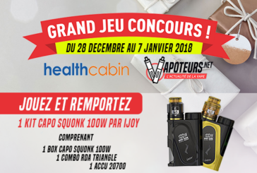 CONCOURS : Grand jeu Healthcabin / Vapoteurs.net