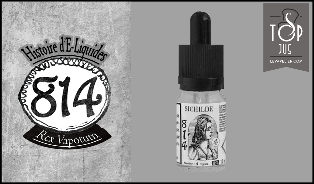 REVUE : Sichilde (Gamme Histoire d’E-Liquides) par 814
