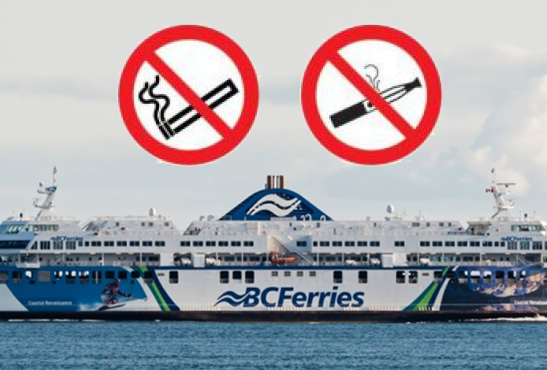 CANADA : La compagnie BC Ferries ne veut plus d&rsquo;e-cigarette sur ses embarcations.