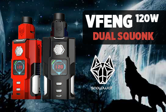 INFO BATCH : Vfeng 120W Dual Squonk (Snowwolf)