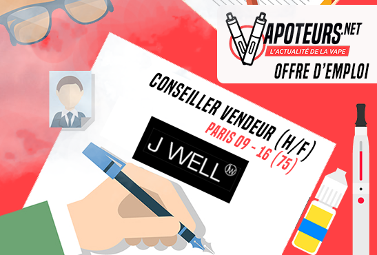 OFFRE D&rsquo;EMPLOI : Conseiller vendeur (H/F) – JWELL – Paris 09 / Paris 16