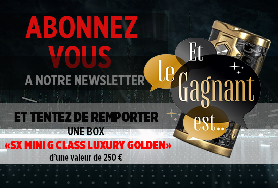 NEWSLETTER : Voici le grand gagnant de la box Sx Mini G Class !