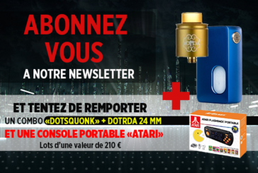 NEWSLETTER : Abonnez vous et tentez de remporter un kit Dotmod BF et une Atari portable !