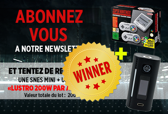 NEWSLETTER : Voici le gagnant de la Snes Mini et de la box Lustro par Asmodus.