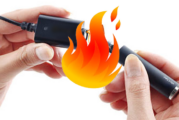 ROYAUME-UNI : Une e-cigarette explose pendant la charge et met le feu.