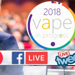 E-CIGARETTE : Suivez l&rsquo;Open Forum « Vape In Progress » en direct Facebook et Twitter !