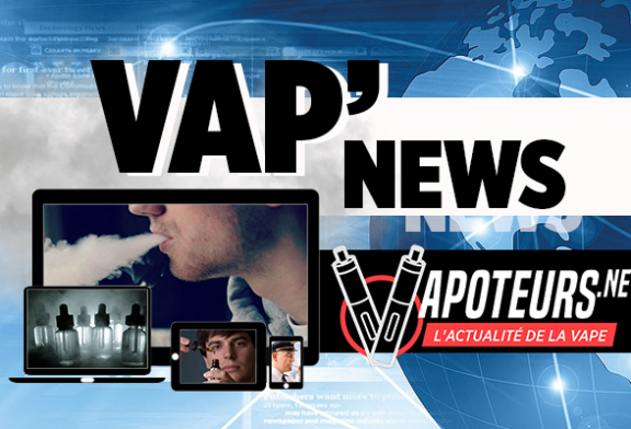 VAP&rsquo;NEWS : L’actualité e-cigarette pour le Lundi 28 Octobre 2019